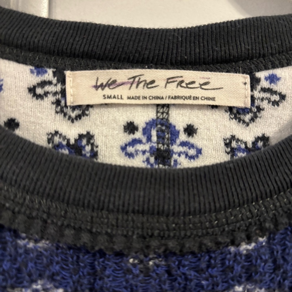 We The Free Patchwork Sweater - Picture 3 of 3